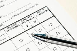 A survey with check-boxes for responses